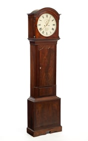 ROBERT ROSKELL TALL CASE CLOCK.