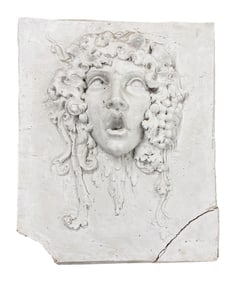 WALL PLAQUE OF A MYTHICAL GODDESS.
