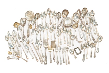 GROUP OF STERLING SILVER ITEMS.