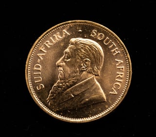 1 OZ 1982 SOUTH AFRICA KRUGERRAND GOLD COIN.