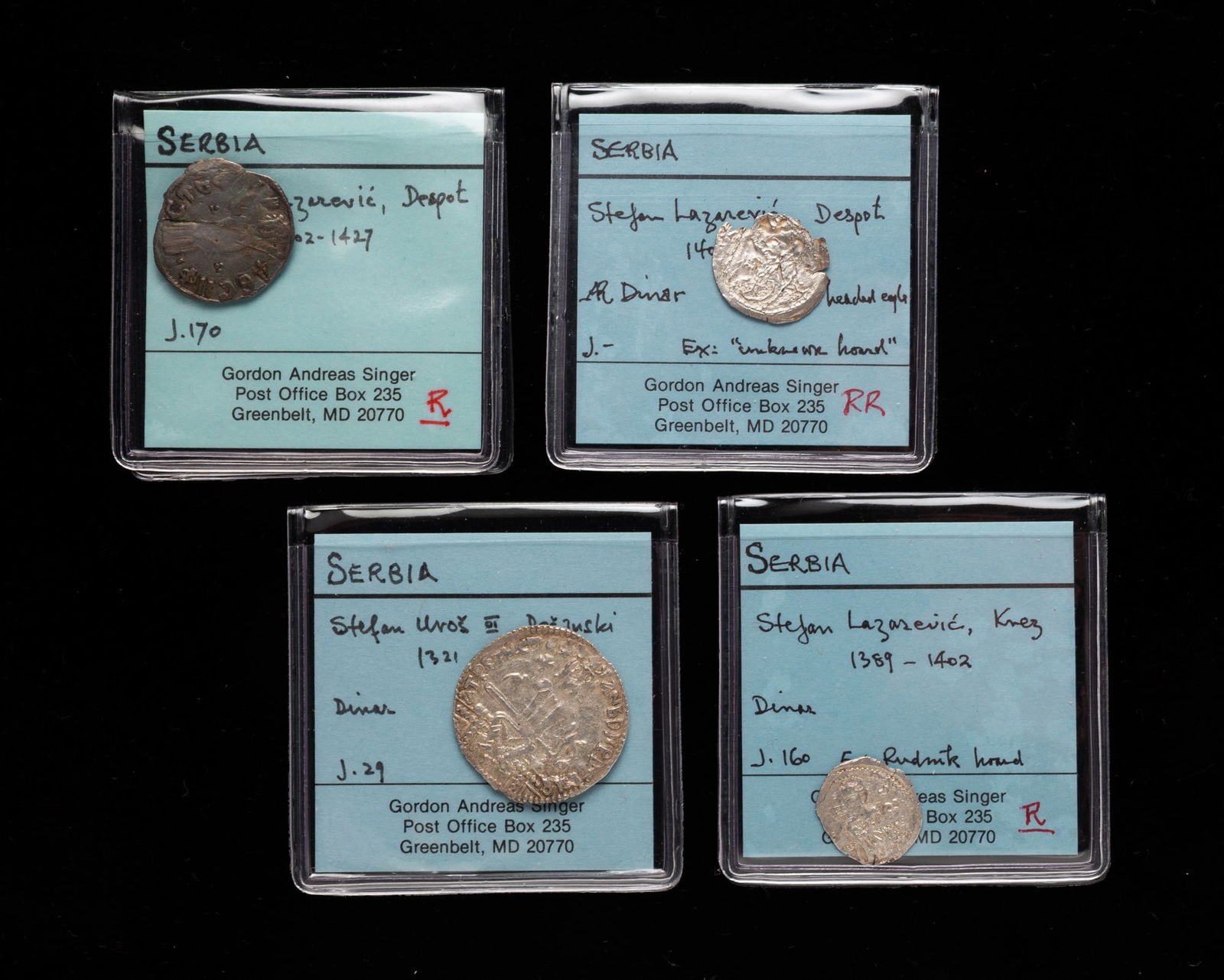 FOUR MEDIEVAL SILVER COINS. (1 of 4)