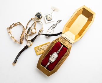 GROUP OF VINTAGE LADIES' WATCHES.