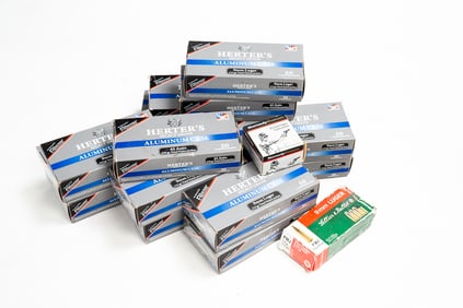 14 BOXES 9 MM LUGER AMMO.