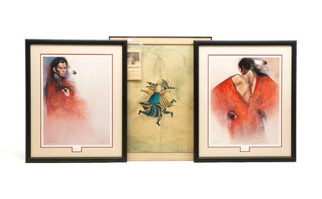 "CECY" AND "SANTA FE" BY OZZ FRANCA (1928-1991).