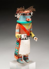 HOPI CARVED KACHINA DOLL "SIKYACHANTAKA".