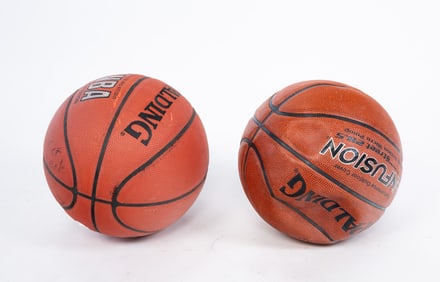 TWO (2) NBA AUTOGRAPHED BASKETBALLS