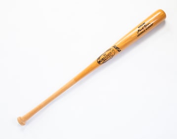 AUTOGRAPHED LOUISVILLE SLUGGER BASEBALL BAT BY HENRY (HANK) AARON.