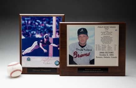 THREE (3) BASEBALL ITEMS