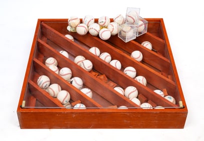 THIRTY-NINE (39) MISCELLANEOUS AUTOGRAPHED BASEBALLS.