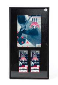 PAIR OF MAJOR LEAGUE BASEBALL 1997 ALL-STAR GAME TICKETS AND PROGRAM.