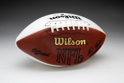 FOOTBALL AUTOGRAPHED BY CHAD OCHOCINCO [JOHNSON].