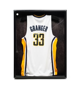 AUTOGRAPHED INDIANA PACERS JERSEY BY DANNY GRANGER.