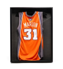 AUTOGRAPHED PHOENIX SUNS JERSEY BY SHAWN MERRION.