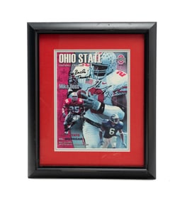 AUTOGRAPHED OHIO STATE 2002 FOOTBALL MICHIGAN GAME PROGRAM.