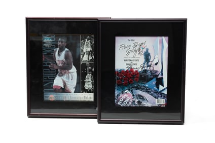 TWO (2) FRAMED OHIO STATE PROGRAMS