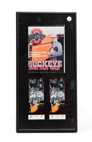 OHIO STATE BASKETBALL 1998 ST. JOHN ARENA FAREWELL FINAL GAME PROGRAM AND TICKETS.