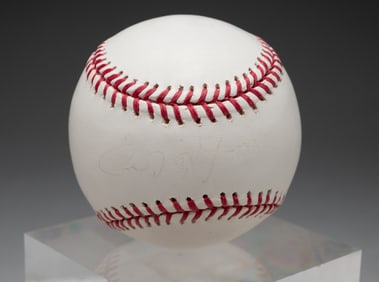 AUTOGRAPHED BASEBALL BY WILLIE MCCOVEY.