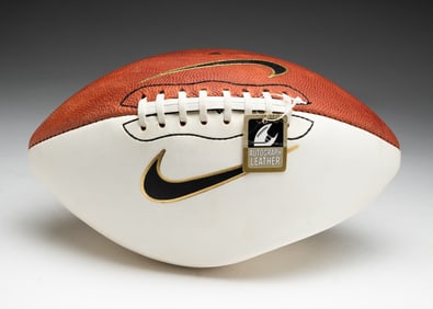 AUTOGRAPHED FOOTBALL BY EDDIE GEORGE.