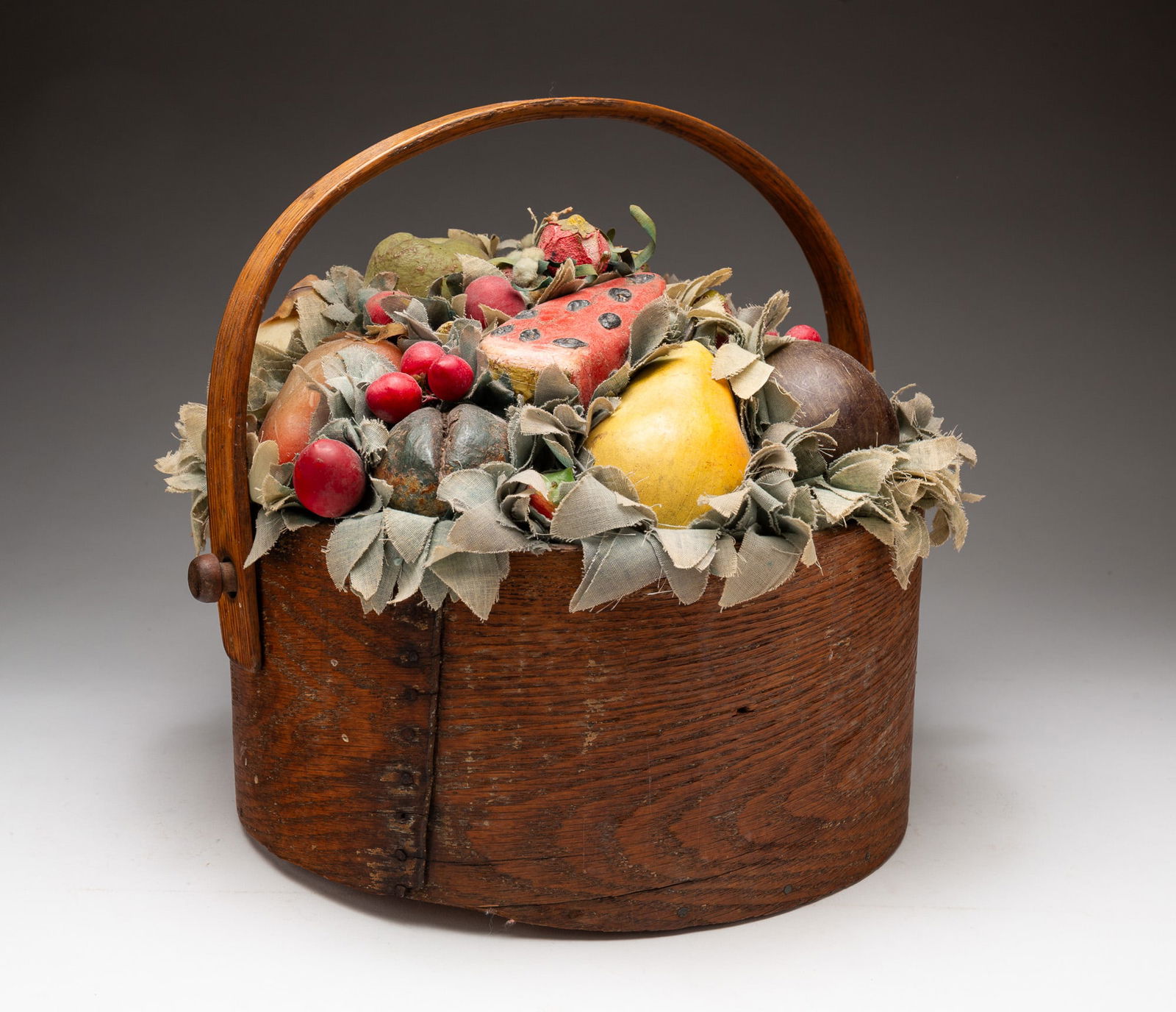 STILL LIFE FRUIT ARRANGEMENT BY DORIS STAUBLE (1917-2007). (1 of 4)