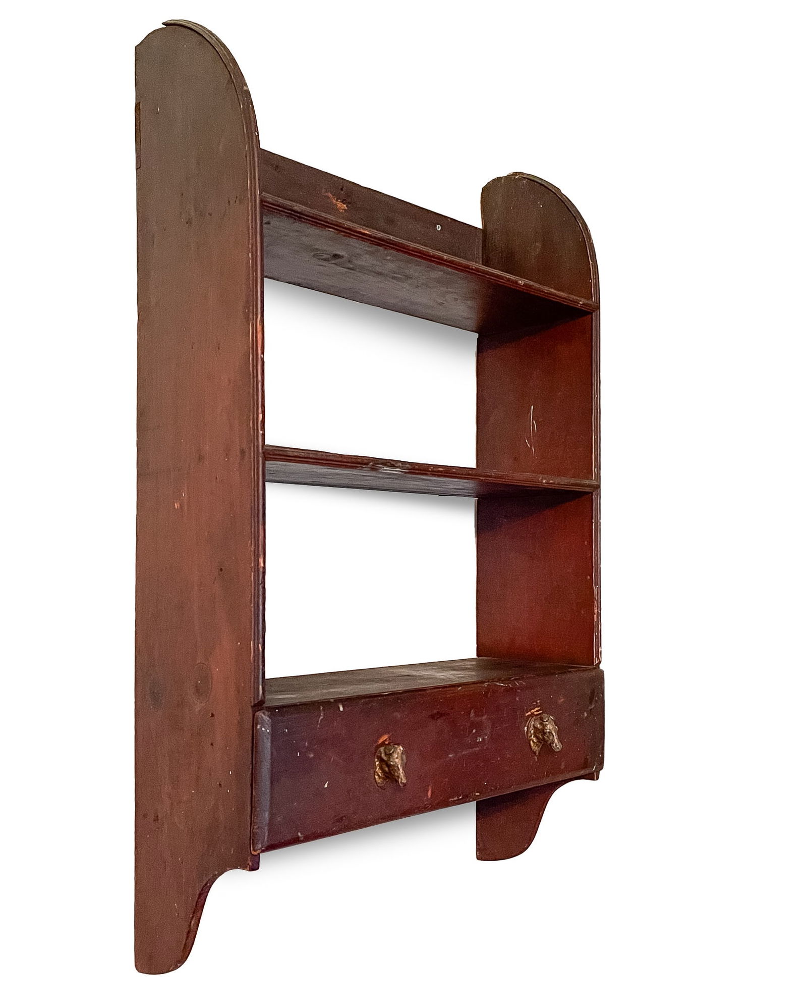 HANGING SHELVES WITH DRAWER. (1 of 3)