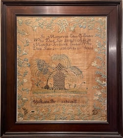 ELIZABETH SNIDER MEMORIAL SAMPLER.