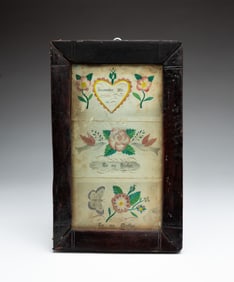 THREE FRAMED REMEMBERENCE CARDS.