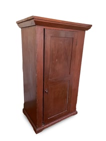 PAINTED KITCHEN CUPBOARD.