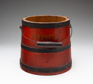 CURRANTS PAINTED BUCKET.