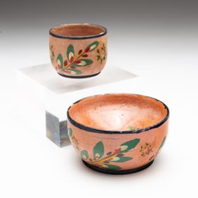 LEHNWARE CUP AND BOWL.