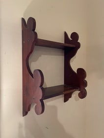 SET OF SHELVES.