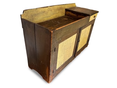 COUNTRY PAINTED DRY SINK.