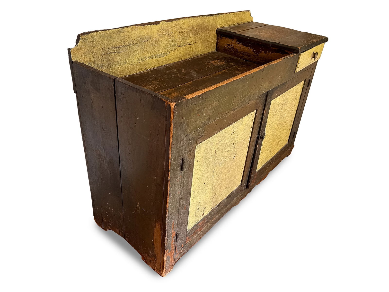 COUNTRY PAINTED DRY SINK. (1 of 4)