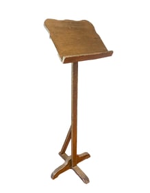 COUNTRY PAINTED MUSIC STAND.