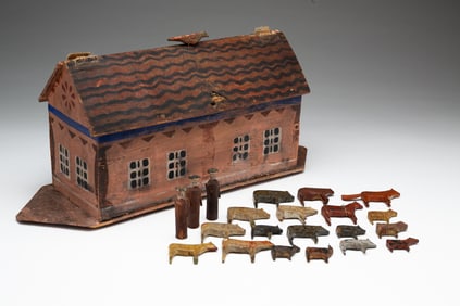 NOAH'S ARK WITH FIGURES.