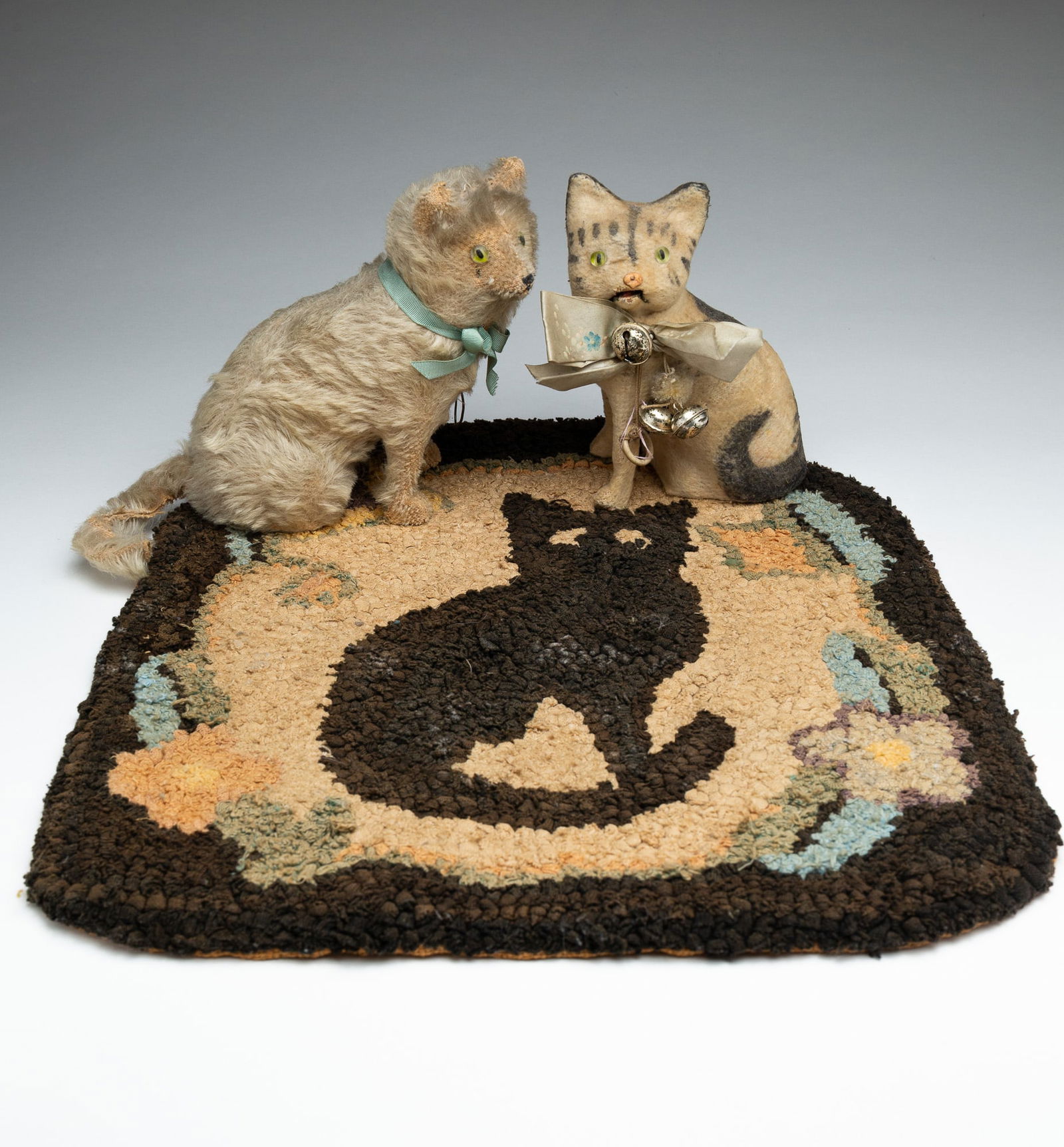 TWO CAT TOYS AND A HOOKED SEAT COVER. (1 of 4)