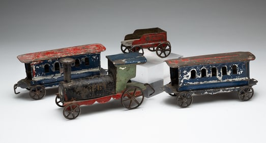 "ROCKET" TIN TOY TRAIN.