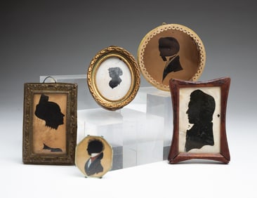 FIVE SILHOUETTES.