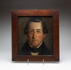 PORTRAIT OF SAMUEL MARTIN ATTRIBUTED TO SILAS MARTIN (OHIO, 1841-1906).