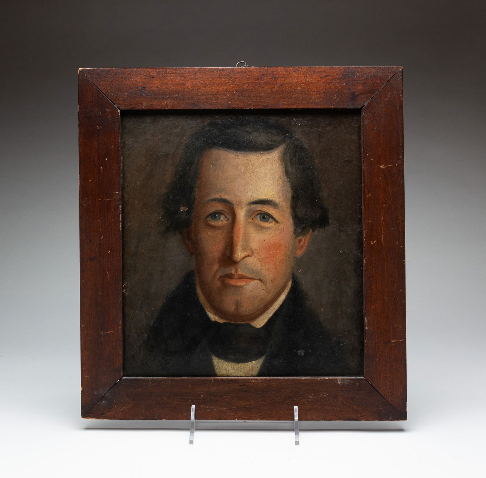 PORTRAIT OF SAMUEL MARTIN ATTRIBUTED TO SILAS MARTIN (OHIO, 1841-1906). (1 of 4)