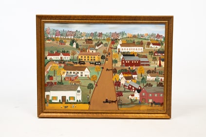 "LIFE ALWAYS GOS ON" BY TELLA KITCHEN (1902-1988).
