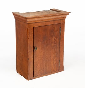HANGING CABINET LABELED FOR SAMUEL B. SMITH (GUERNSEY COUNTY, OHIO).