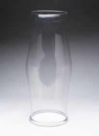 AMERICAN FLINT GLASS HURRICANE SHADE.