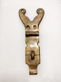 BRASS DOOR HASP.
