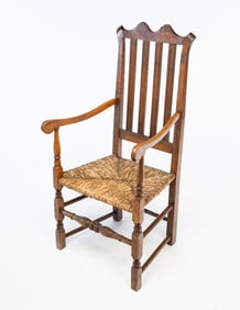 BANNISTER BACK ARMCHAIR.