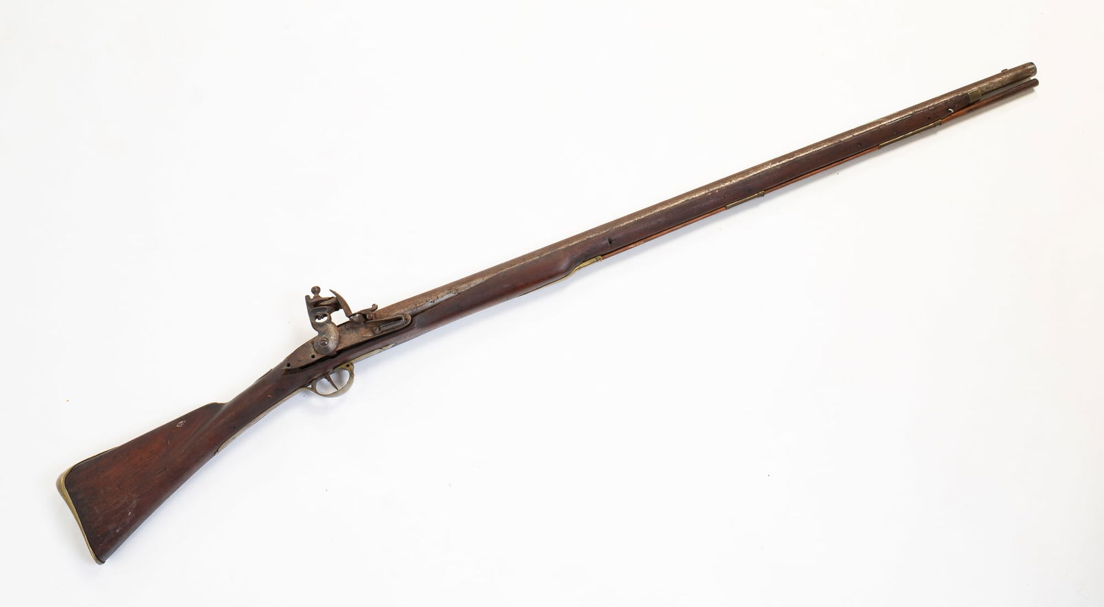 BROWN BESS STYLE FLINTLOCK MUSKET; THIRD STATE; INDIA PATTERN. (1 of 6)