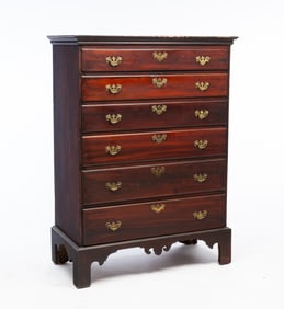 CHIPPENDALE HIGH CHEST.