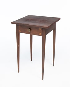 DIMINUTIVE HEPPLEWHITE INLAID STAND.