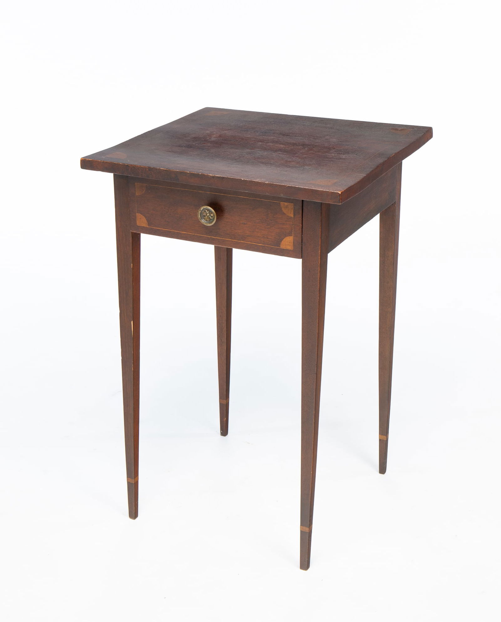 DIMINUTIVE HEPPLEWHITE INLAID STAND. (1 of 4)