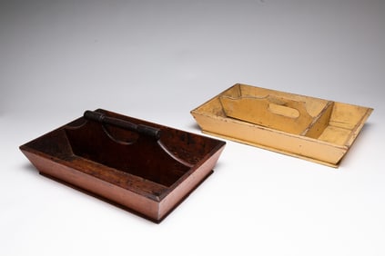 TWO CUTLERY TRAYS.