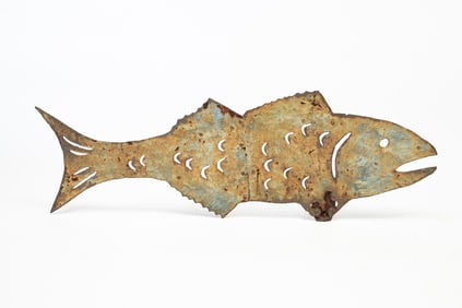 SHEET METAL FISH WEATHERVANE